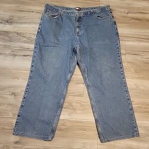 Tommy Hilfiger Jeans Vintage‎ Baggy Wide Leg Jeans Y2K Blue Denim 44x28.5